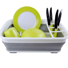 Large Foldable Dish Drying Rack for Kitchen Counter