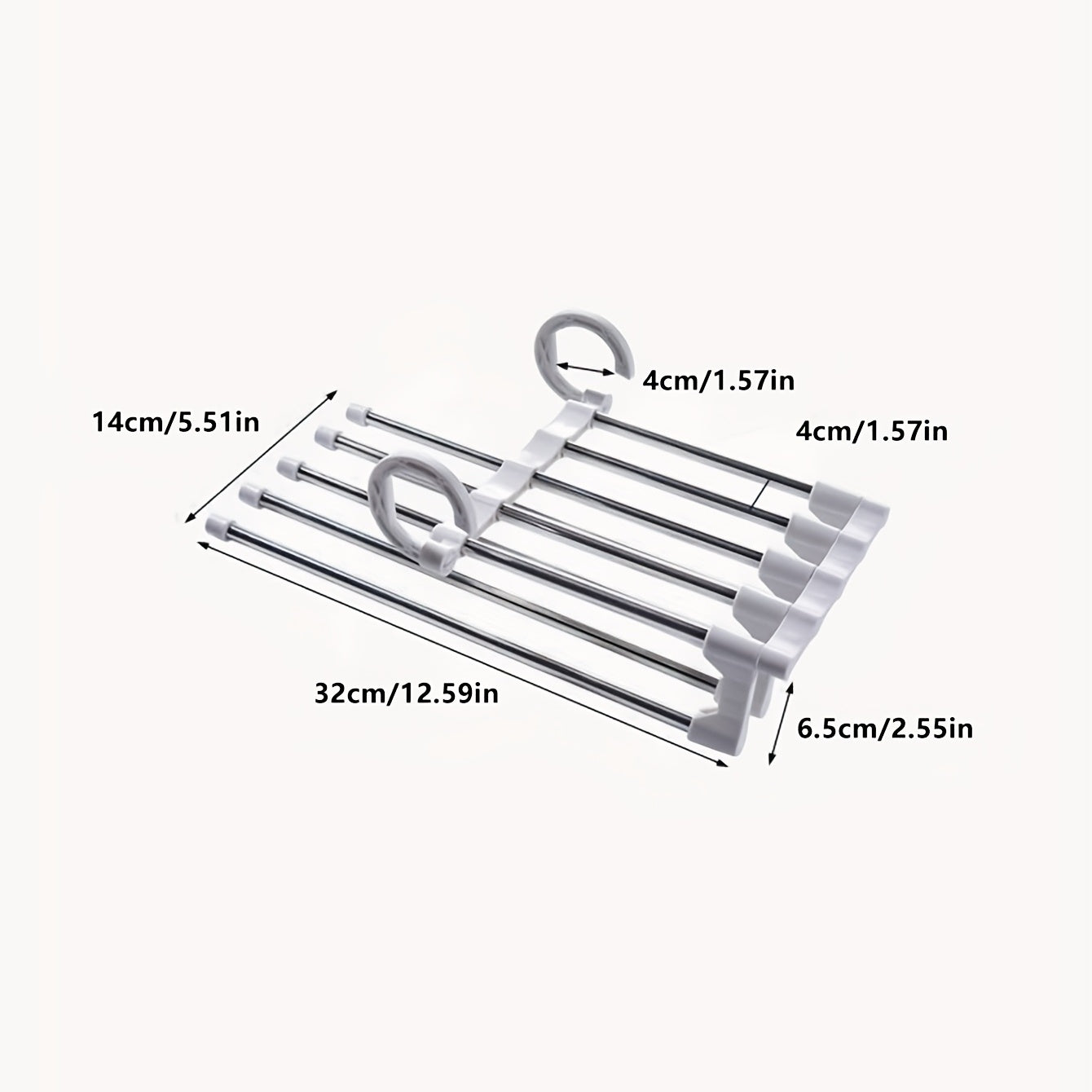 Stainless Steel Magic Pants Holder Space Saver