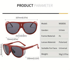 Red Classic Wayfarer Sunglasses 100 UV Protection