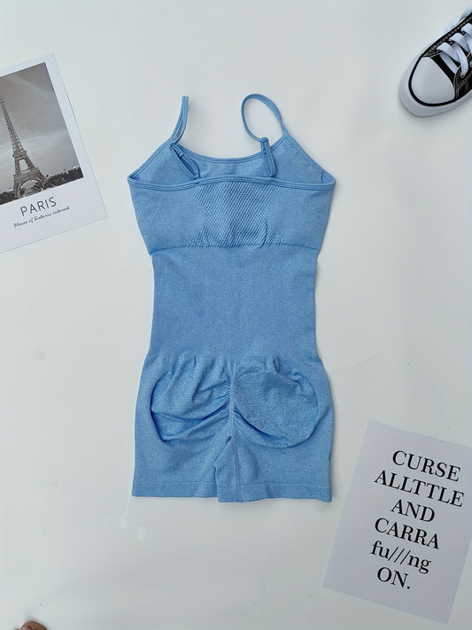 Stretchy Butt Lifting Yoga Rompers Tummy Control JumpSuits