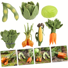 7pcs Vegetable Model Toys Artificial Corn Mini Simulation Cabbage