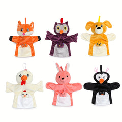 Parent Child Hand Puppet Plush Toy Set 9.84 Inches