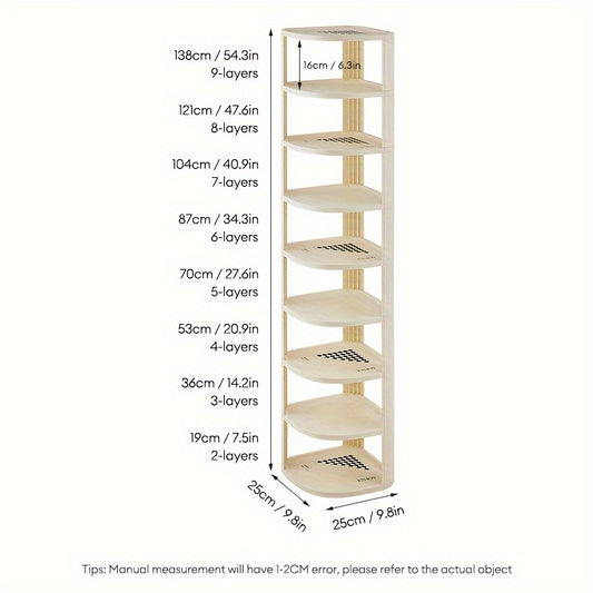 Narrow Shoe Rack Household Doorway Storage Dorm Room Organizer