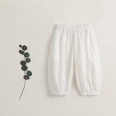 Kids Baggy Linen Lantern Pants