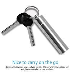Portable Stainless Steel Toothpick Set with Stand & Bag