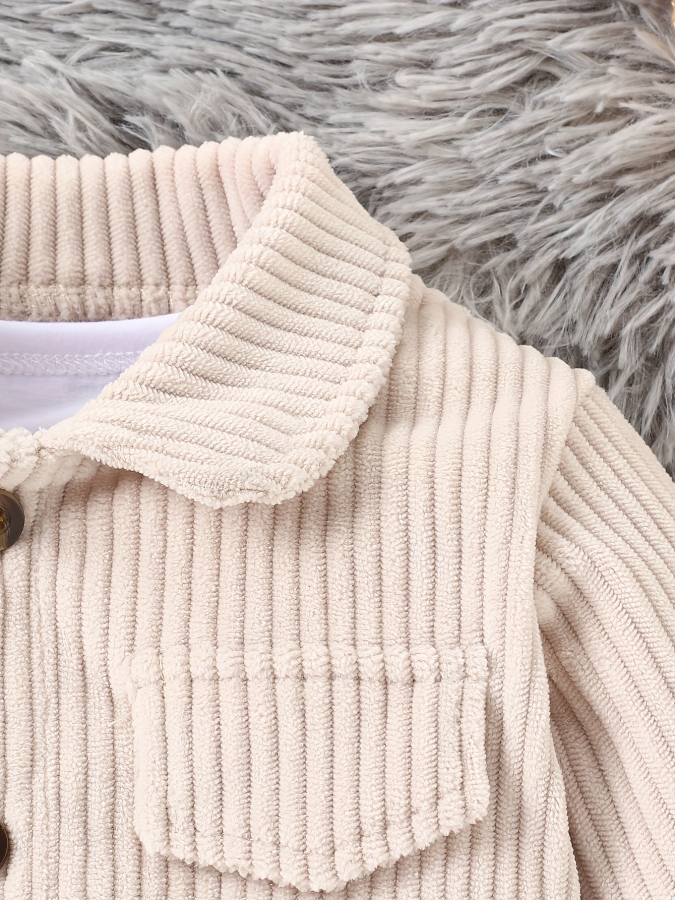 Baby Boys Outdoor Casual Jacket Girls Corduroy Winter Warm