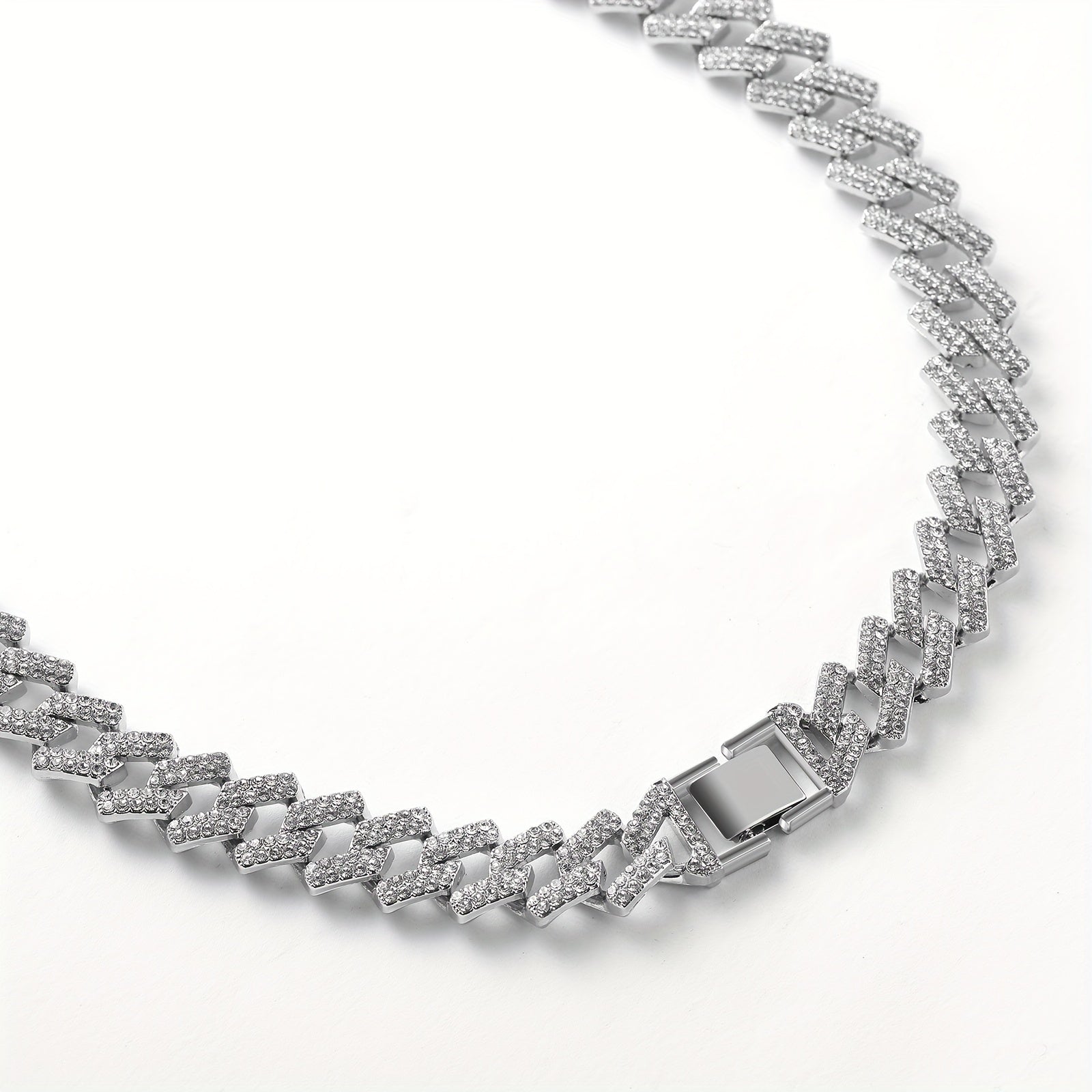 Miami Hip Hop Men's Iced Cuban Necklace Punk