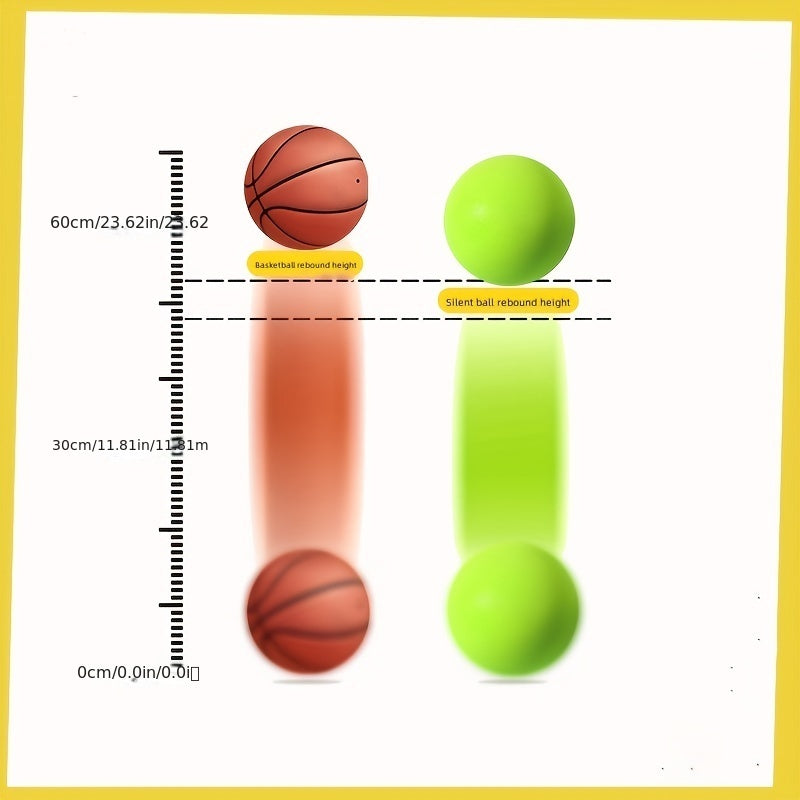 Children's Silent Patting Ball High Elasticity Basketball