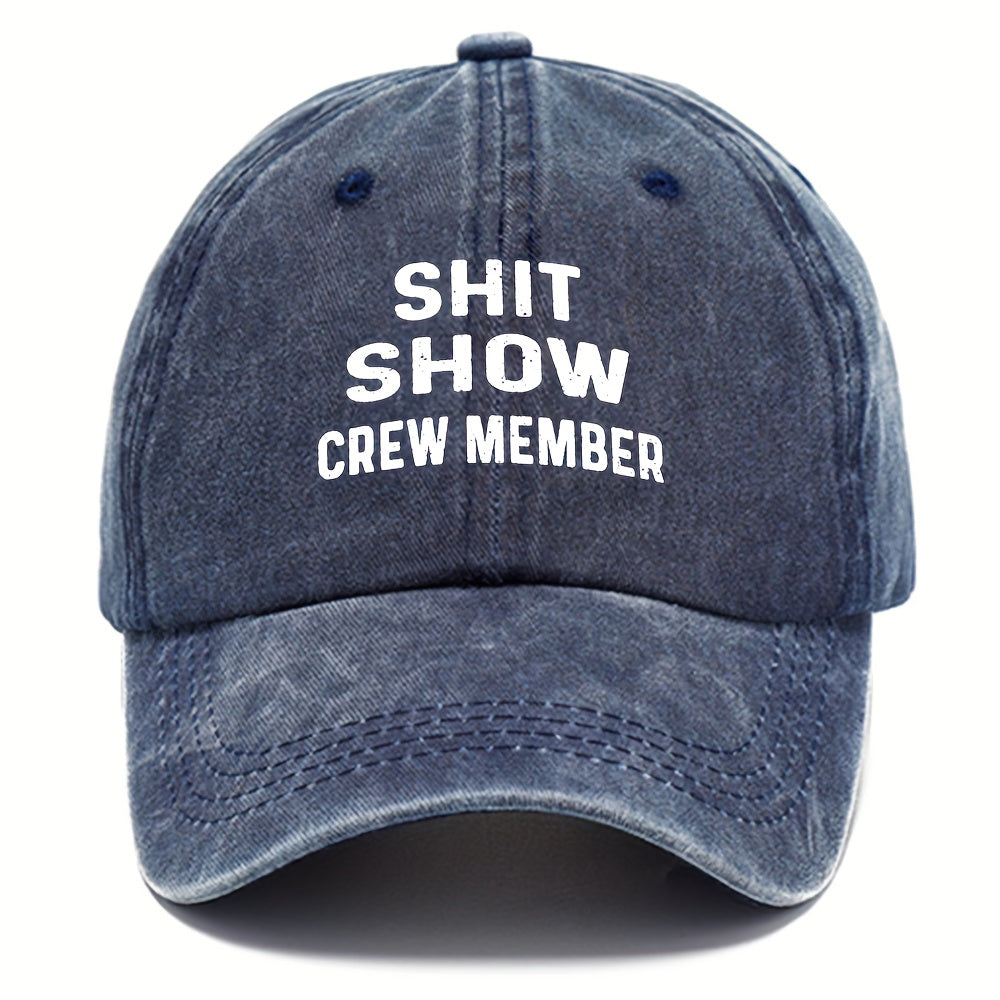 Washed Cotton Baseball Cap Sun Protection Hat For Men And Women