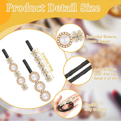 3pcs Lazy Flower Hairpin Hair Bun Maker Styling Accessories for Women Girls