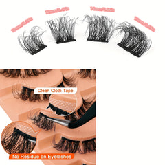 D Curling Wispy Lash Extensions Strip False Eyelashes