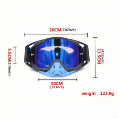 Windproof Motorcycle Riding Goggles UV Protection Outdoor Sports Glasses