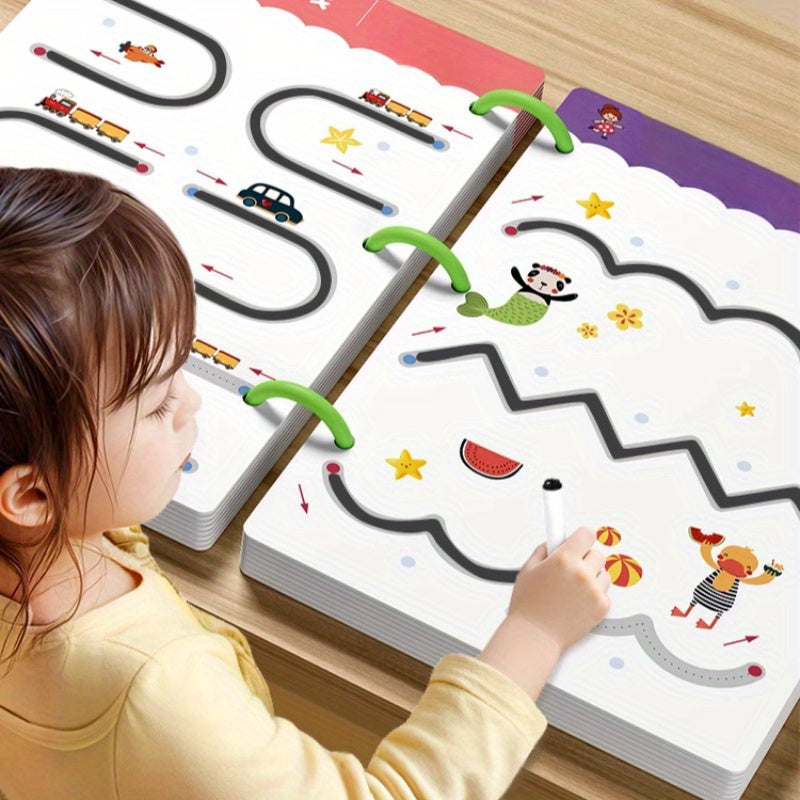 32 Pages Writing & Drawing Set with Erasable Pen - Back to School Supplies
