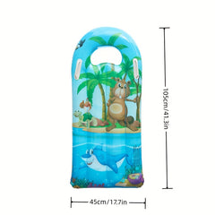 Thickened Inflatable Surfboard Pool Skateboard Lounger Water Toy