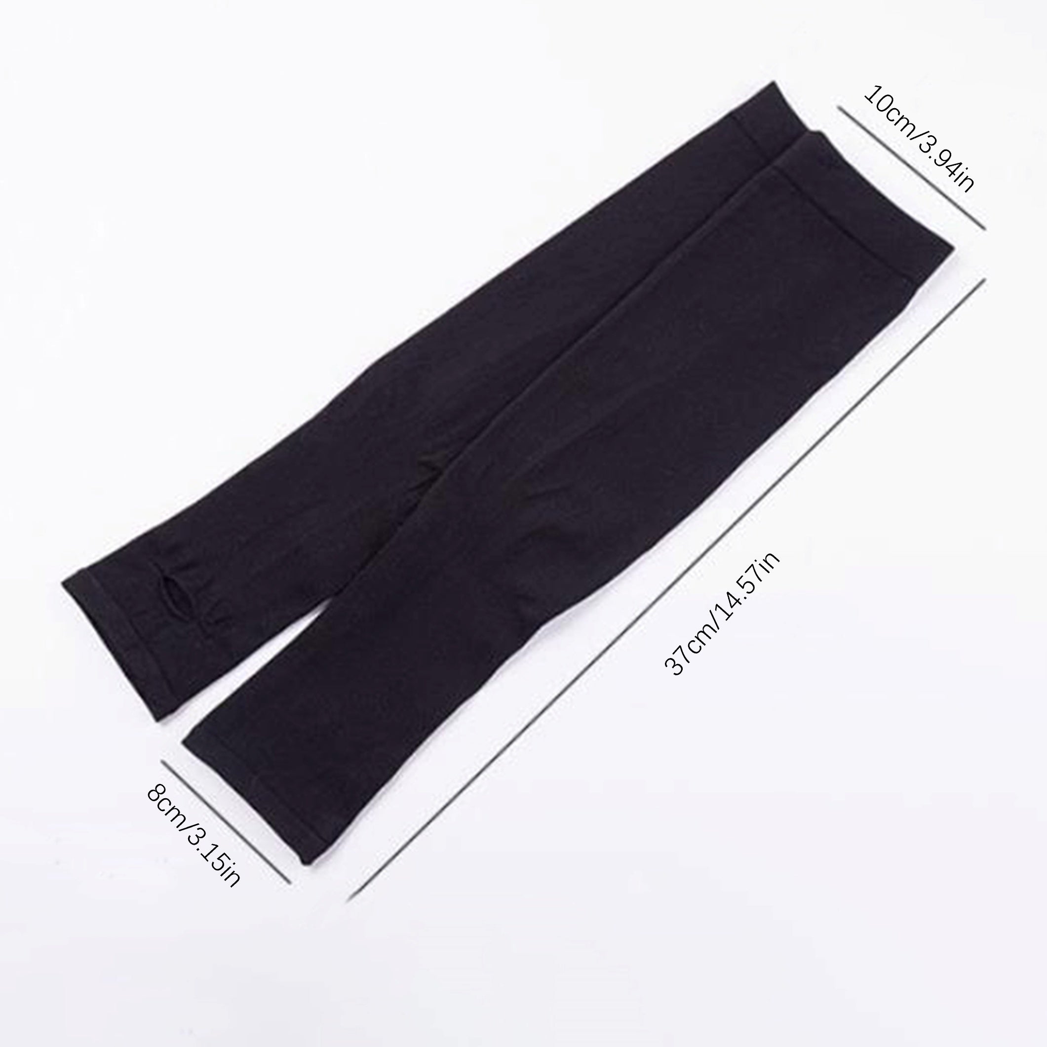 Breathable Elastic Ice Gloves UV Protection Solid Fingerless Gloves