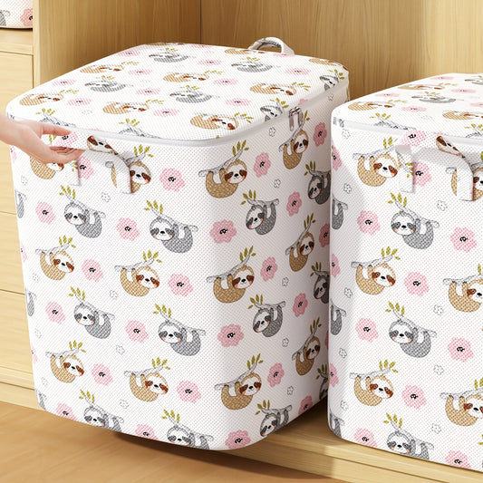 Foldable Sloth Storage Bag - Large Capacity Bedroom Clothes Organizer