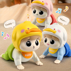 Duck Head Cover Doll Toy for Toddlers Pink Yellow