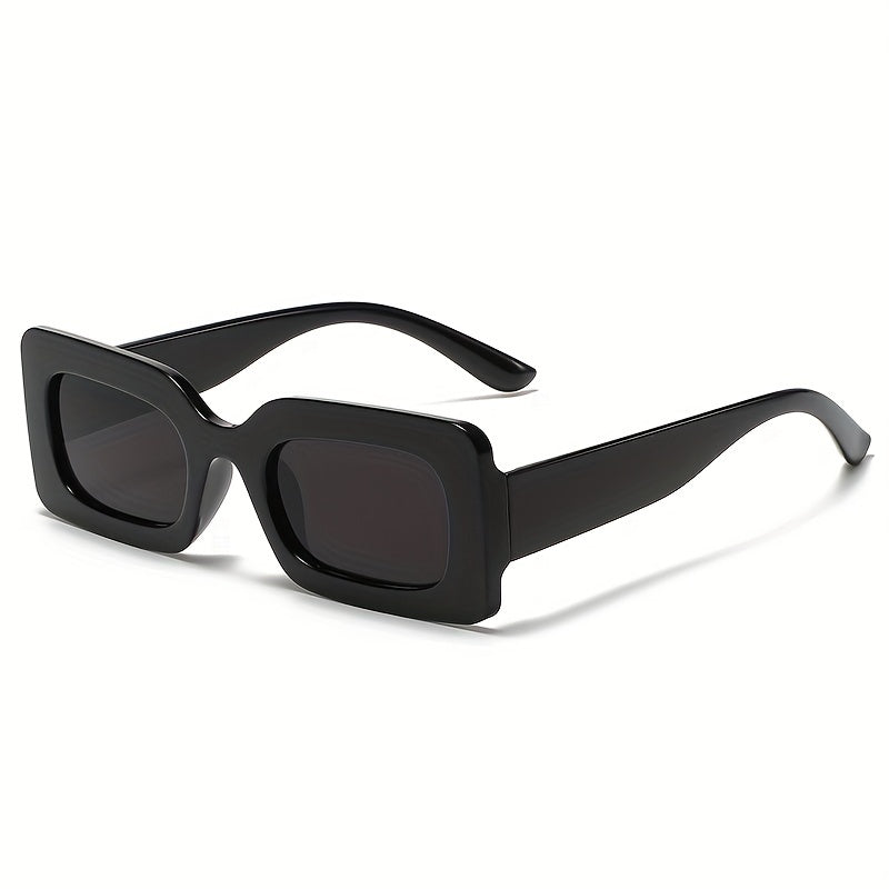 Y2K Rectangle Sunglasses UV400 Sun Shades for Beach Party
