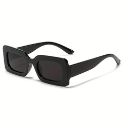 Y2K Rectangle Sunglasses UV400 Sun Shades for Beach Party