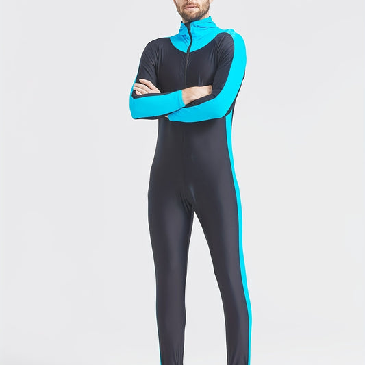 Men's Compression Hooded Swimwear for Swimming Diving Snorkeling