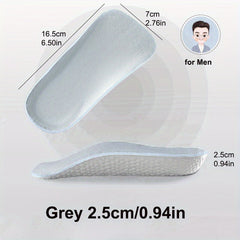 Arch Support Inner Heightening Insoles Breathable Sports Half Cushion