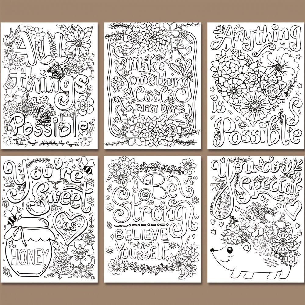 Always Believe In Yourself Coloring Book