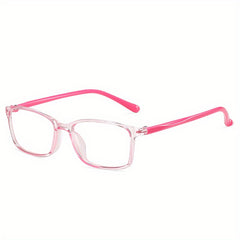 Kids' Light Blocking Computer Glasses, Square Full Frame Anti-Glare Eyewear