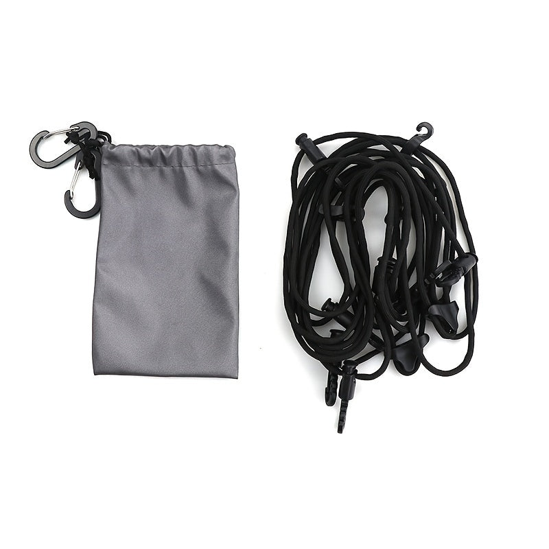 Adjustable Windproof Camping Clothesline 40ft Drying Line with Carry Bag
