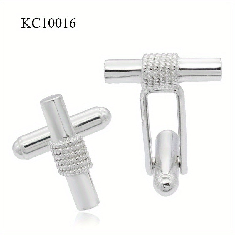 S925 Men's Cufflinks Suit Wedding Style Sleeve Buttons
