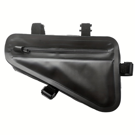 Bike Frame Storage Bag Reflective Triangle Water Resistant Under Seat Pouch