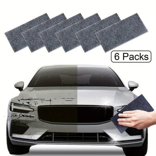 6pcs Car Scratch Eraser Cloth Car Paint Repair Paint Scratch Water Stain