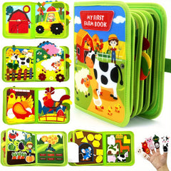 My First Farm Book Busy Board for Youngsters - Animals, Tools, Weather