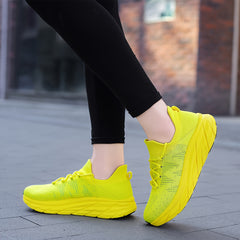 Breathable Mesh Athletic Sneakers for Outdoor Running