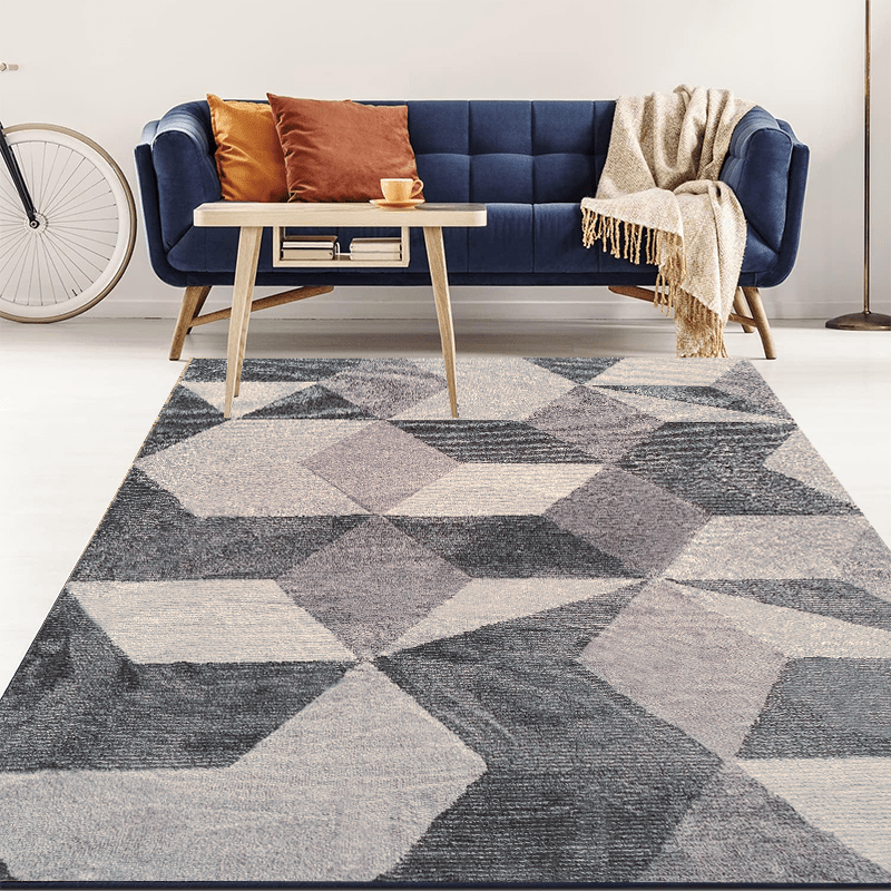 Large Fluffy Faux Wool Area Rug for Living Room Bedroom