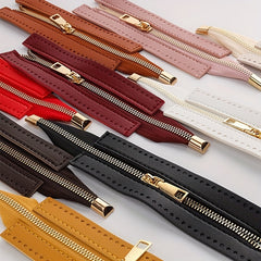 PU Metal Tooth Zipper for Box Bags - Bag Hardware for DIY Bags