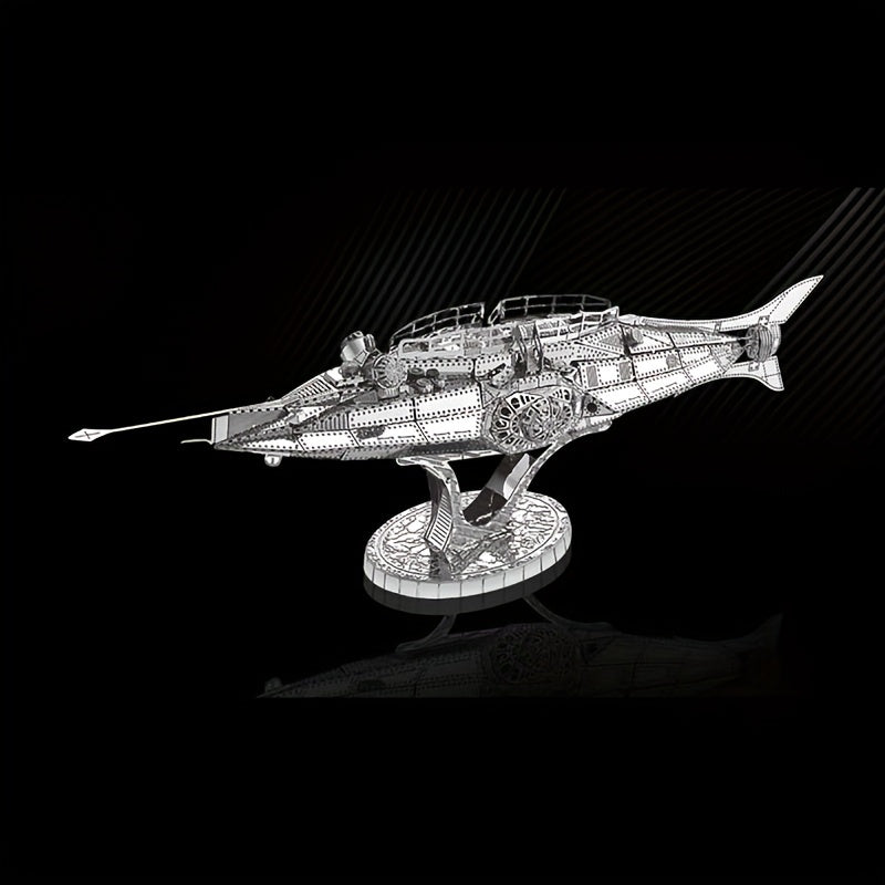 3D Metal Jigsaw Puzzle Model DIY Boat Military Series Birthday Gift