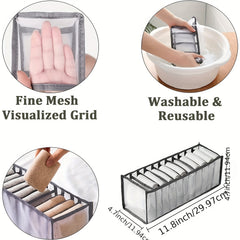 Grid Socks Drawer Storage Box Underwear Storage Drawer Basket