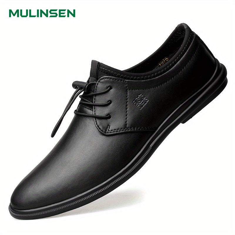 Men's Leather Oxford Shoes for Wedding Business