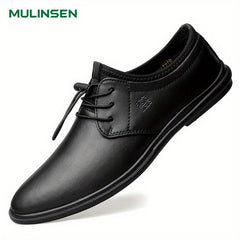 Men's Leather Oxford Shoes for Wedding Business