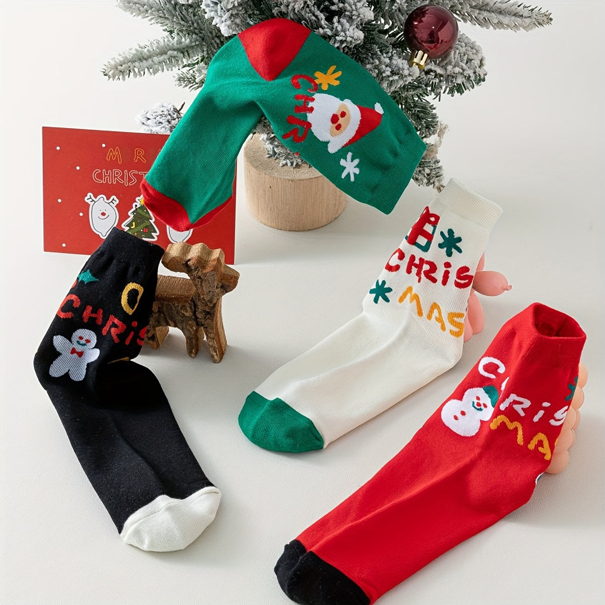 Christmas Socks Comfy & Mid Tube Socks Women's Stockings
