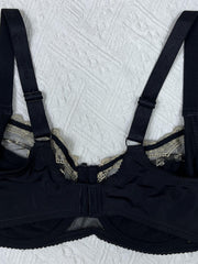 Floral Embroidery Push Up Bra Full Coverage Women's Lingerie