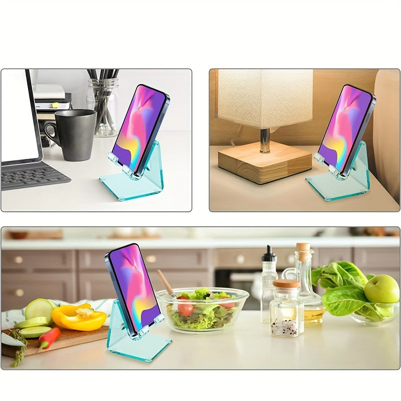 1pc Acrylic Phone Stand Compatible with Various Screen Sizes
