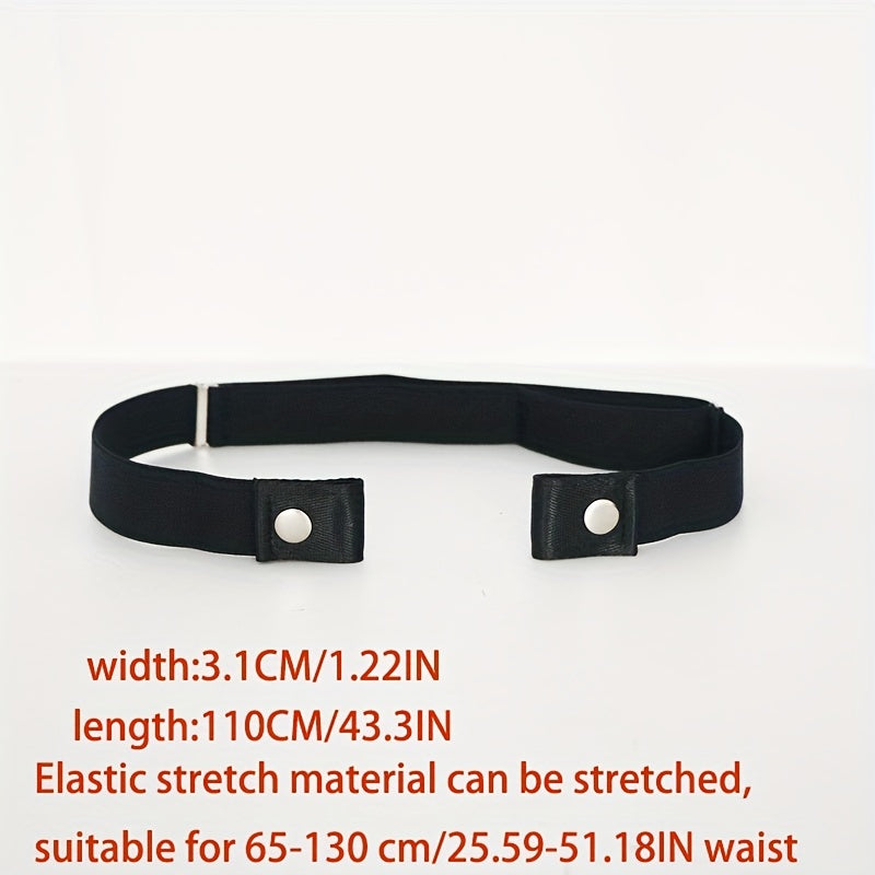 Elastic Adjustable Belt For Jeans - Invisible Stretch Trousers Belt