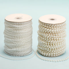 10mm Round Mini Beads Chain Roll Garland Flowers Acrylic Beads For Wedding Party