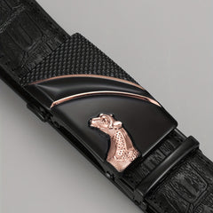 Men's PU Leather Automatic Buckle Belt