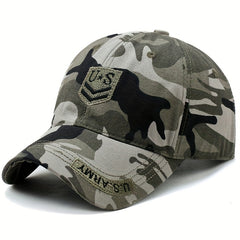 Camouflage Men's Baseball Cap Sunshade Hat Outdoor Peaked Cap