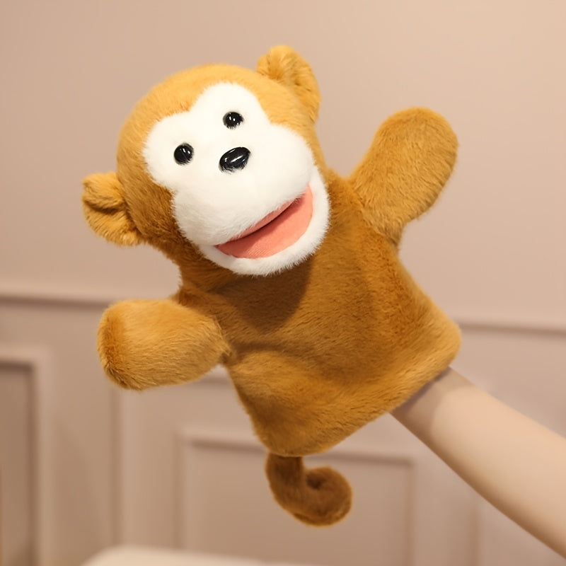 Adorable Lion Hand Puppet - Interactive Monkey Plush Toy