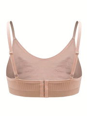 Plus Size Casual Bra Women's Plus Comfort Wireless Full Coverage Low Impact