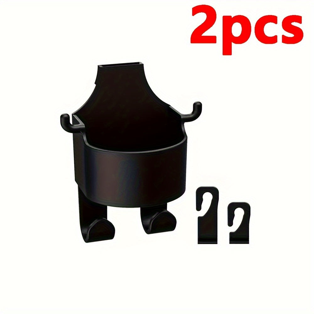 Car Seat Cup Holder Storage Box With Hook for Beverage Cups