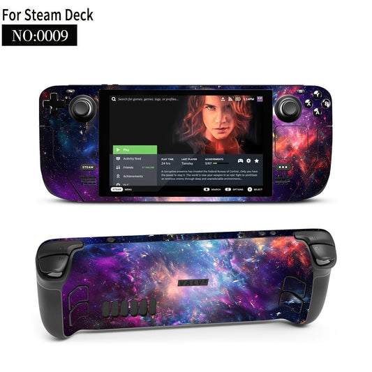 Protective Vinyl Skin For Steam Deck Console Full Set Decal Cover